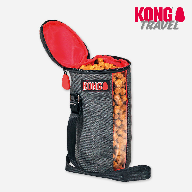 콩 트레블 키블 백 강아지 휴대용 사료 트릿 가방